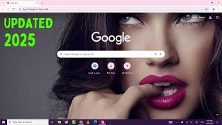 How To Change Google Background Image 2025 | Change Chrome Theme & Color (Simple Way)