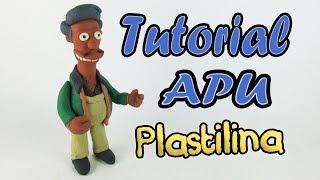 Tutorial como hacer a APU Simpson in PLASTILINA CLAY POLYMERCLAY Play Doh