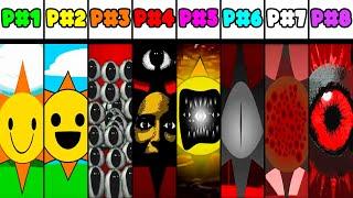 Mix Of All Monster Voices From Incredibox Sprunki | All Phases 1-8 !