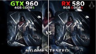 GTX 960 4GB vs RX 580 | How Big Is The Difference??