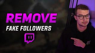 Remove FAKE FOLLOWERS on Twitch (Follow Bot Removal)
