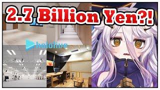Henya got freaked by Hololive's new studio that costed 2.7 billion yen....