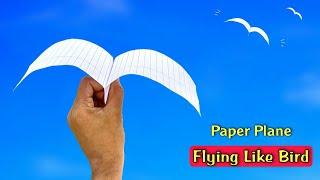 best flying plane (like bird), how to make notebook bird plane, paper airplane, best plane,