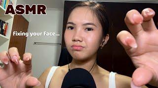 ASMR | Fixing and Readjusting Your Face ️