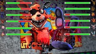 [SFM FNaF] Top 10 FNAF vs FIGHT Animations With Healthbars!