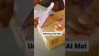 unboxing study material of foundation ICAI #icai #unboxing #study #shortvideo #ca #focus #motivation