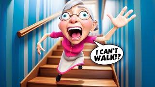 I Became A Grandma and Forgot How To Walk! - Grandma Simulator