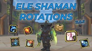 New Ele Shaman Rotations for 11.0.5!