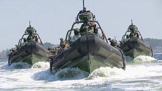 US & Dutch Marines Riding Powerful Combat Boats at Extreme Speeds