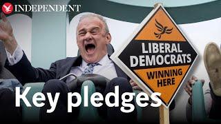 What are the Liberal Democrats promising? | Five key manifesto takeaways
