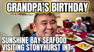 Celebrating my Dads Birthday  at Sunshine Bay Seafood Tanjung Bungah and Ailsa's basketball  match