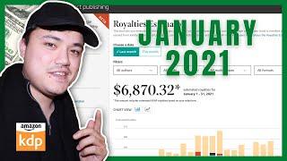 January 2021 Royalty Earnings Report From Amazon KDP: Ad Spend EXPLAINED | Ben Chinnock