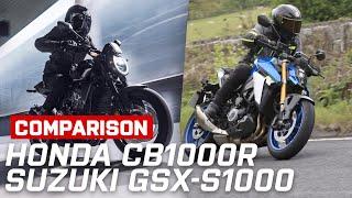 Honda CB1000R (Black Edition) vs Suzuki GSX-S1000 2021  | Visordown.com