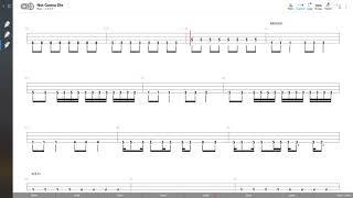 Skillet - Not Gonna Die (BASS TAB PLAY ALONG)