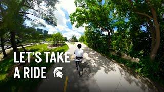 MSU Campus by Bike