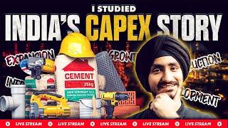 India's CapEx Story! (LIVE SESSION )