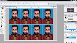 How to make passport size photo in Photoshop in hindi/urdu | Adobe Photoshop 7.0