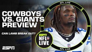 What can the Cowboys do to have CeeDee Lamb BREAK OUT vs. the Giants? | NFL Live