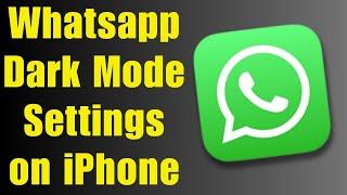 How to Turn on Dark Mode in WhatsApp on iPhone (2024)
