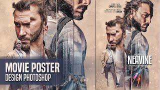 Advance Photoshop Tutorial - Abstract Mirror Effect in Movie Poster