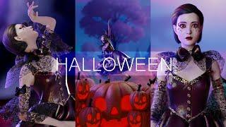 Digital Fashion Animation | Halloween Dress | @stylist3d529 & @BlenderOfficial