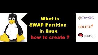 what is swap partition and how to create swap partition in redhat linux (English)  secondary memory