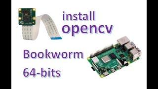 Raspberry BookWorm - install opencv | install opencv on Raspberry pi 4 (2024)