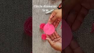 DIY Paper flower making | DIY Paper Craft  | #Youtubeshorts  #Shorts