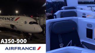 6 Hours on Air France A350-900 NEW Business Class - New York to Paris