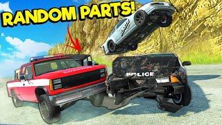 I UPGRADED Cars with Randomly Generated Parts for Mountain Races in BeamNG Drive Mods!