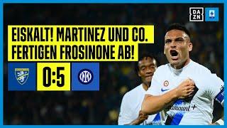 Martinez und Co. ohne Gnade! Inter fertigt Frosinone ab: Frosinone - Inter Mailand | Serie A | DAZN