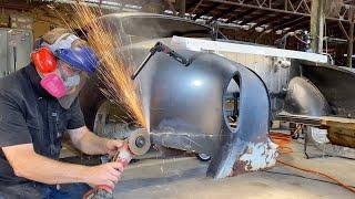 1967 VW Karmann Ghia Restoration - Metal Work Begins!