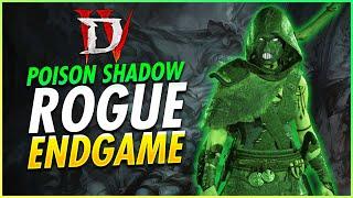 Best Rogue Poison Shadow Build For End Game Is CRAZY! 50-100 Guide - Diablo 4