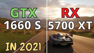 GTX 1660 SUPER VS RX 5700 XT BENCHMARK IN 2021