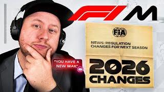 New Driver Signing, 2026 REGS VOTE - F1 Manager S2 2025: Canada to Spa