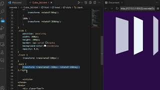 HTML CSS How to create 3D cube model! Step by step tutorial!