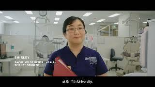 Shirley from China studying Dentistry at Griffith University, Australia