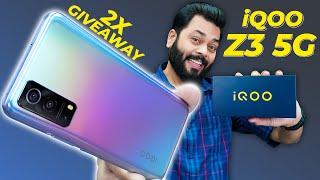 iQOO Z3 5G Unboxing And First Impressions | 2X Giveaway  Snapdragon 768G, 120Hz Screen, 64MP & More