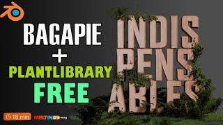 2 ADDONS INDISPENSABLES - Bagapie et plantlibrary - Tutoriel Gratuit en Français