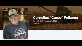 Funeral of Cornelius "Casey" Feikema - Luverne CRC January 9, 2025