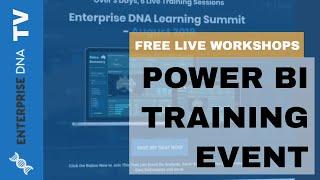 Free Power BI Training Event From Enterprise DNA