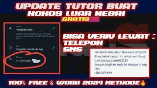 UPDATE NEW || CARA MEMBUAT NOMOR WHATSAPP LUAR NEGRI GRATIS #nokos #nomorluar