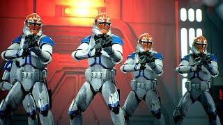 332nd Company Clone Troopers vs Purge Troopers - STAR WARS JEDI FALLEN ORDER NPC Wars