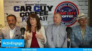 Carol and Eric Brew Solutions on the Car Guy Coffee Podcast at Kain 2024