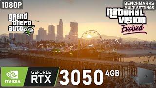 GTA V Natural Vision Evolved Mod | RTX 3050 Laptop | 5600H | 2x8GB | Gameplay Multi Settings