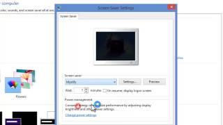 How Enable Screen Saver in Windows 8
