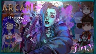 Arcane react to Jinx (Part-2) || :ARCANE.LOL: || League of Legends || Made by Yuk!ra