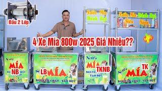 Báo Giá 4 Xe Nước Mía 800w Đánh Bọt 2025 Siêu Rẻ Đầu 2 Lớp Từ Hơn 8 Tr