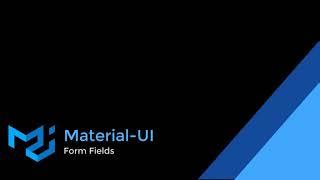 Material-UI Part 4, setting up a Form