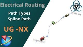 Siemens Unigraphics NX- Electrical Routing/Wiring and Harness || Path Types and Spline Path